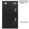Americanflat 15x8.5 Pin Display Case with Shatter-Resistant Glass - Black